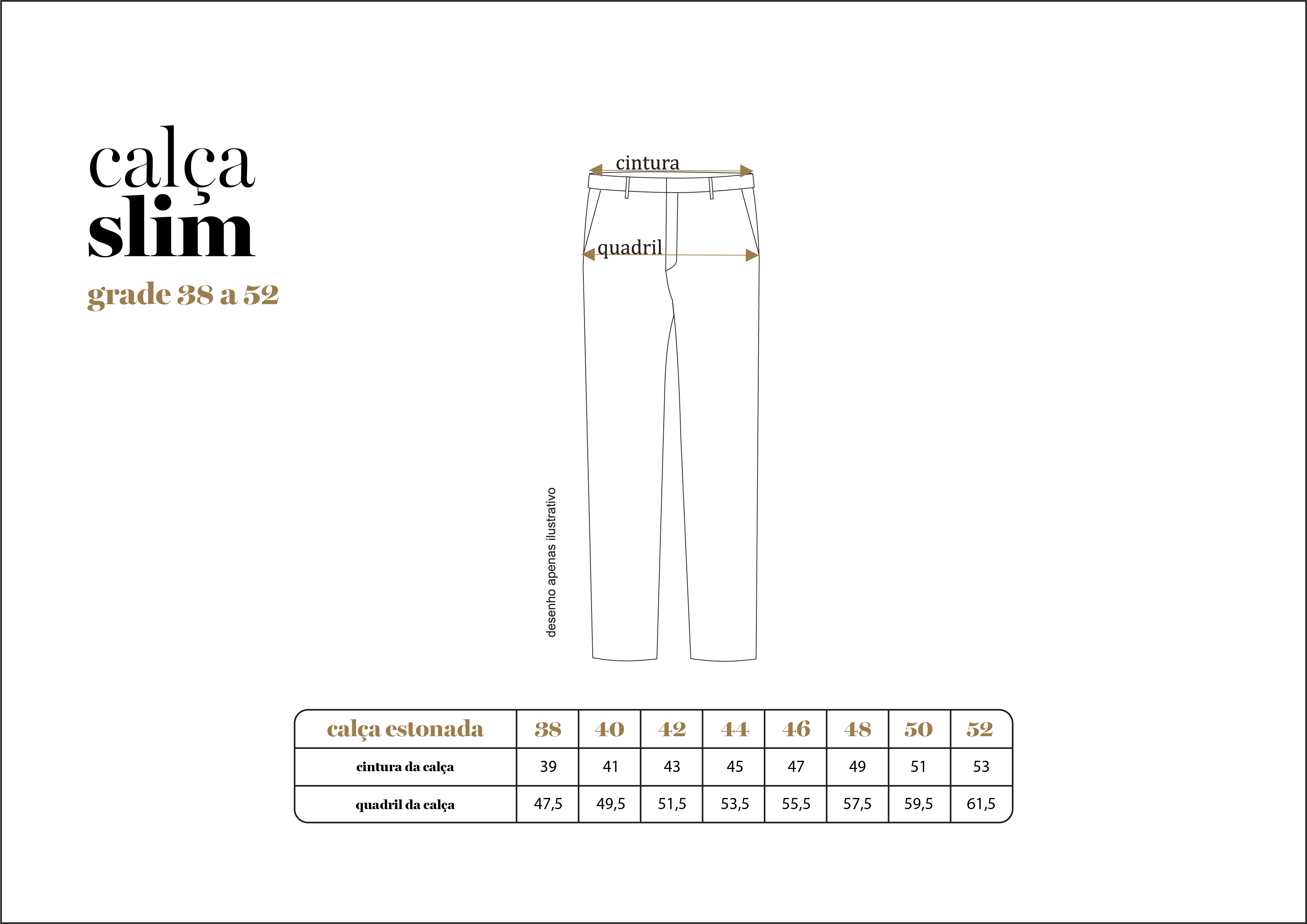 Tabela de Medidas Mobile